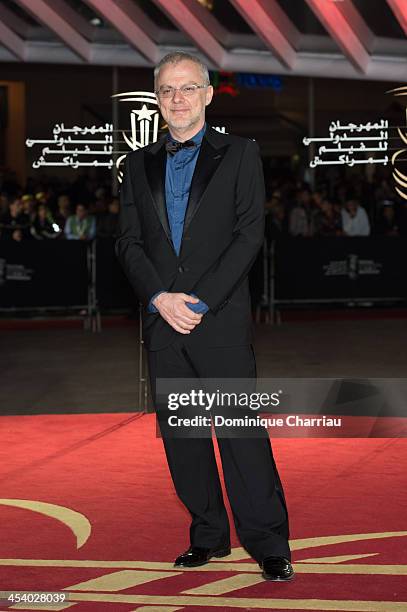 Italian director Daniele Luchetti attends the 'One Chance' Premiere during the13th Marrakech International Film Festival on December 6, 2013 in...