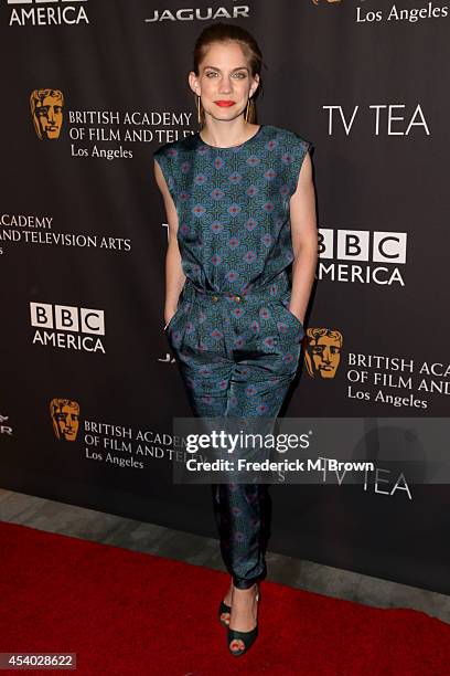 Actress Anna Chlumsky attends the 2014 BAFTA Los Angeles TV Tea presented by BBC America And Jaguar at SLS Hotel on August 23, 2014 in Beverly Hills,...