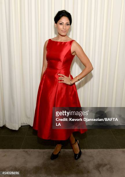 Actress Tehmina Sunny attends the 2014 BAFTA Los Angeles TV Tea presented by BBC America And Jaguar at SLS Hotel on August 23, 2014 in Beverly Hills,...
