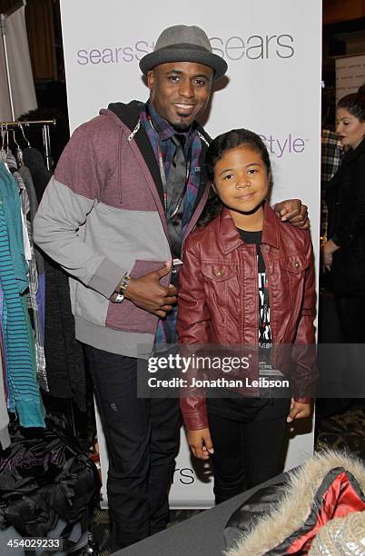 Comedian Wayne Brady and Maile Masako Brady attend KIIS FMs Jingle Ball 2013 gift suite at Staples Center on December 6, 2013 in Los Angeles, CA.