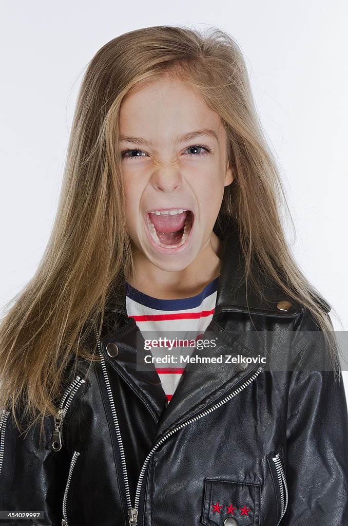 Screaming Little Rock and Roll Girl