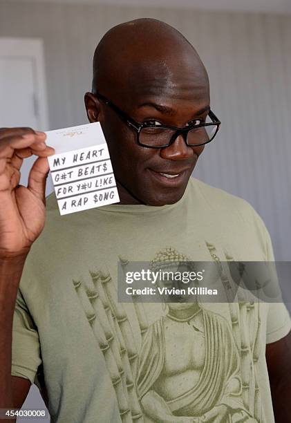 Fighter Cheick Kongo attends Kari Feinstein's Style Lounge presented by Paragon at Andaz West Hollywood on August 23, 2014 in Los Angeles, California.