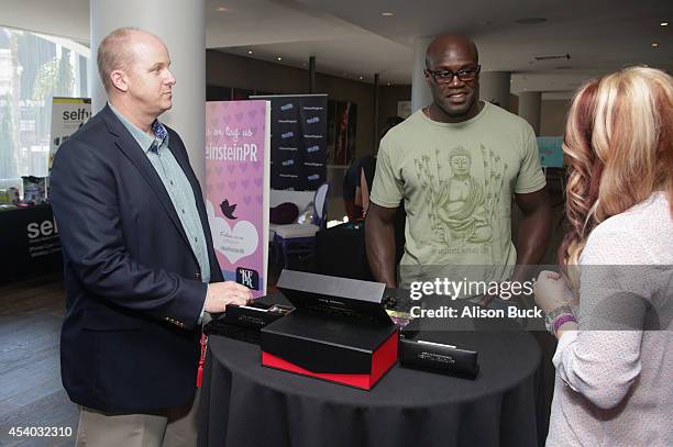 Cheick Kongo attends Kari Feinstein's Style Lounge presented by Paragon at Andaz West Hollywood on August 23, 2014 in Los Angeles, California.