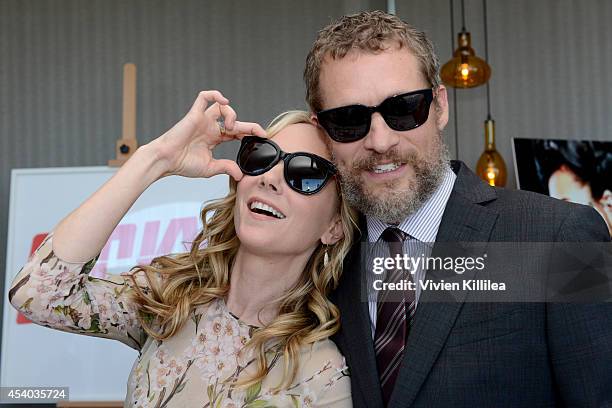 Actors Anne Heche and James Tupper attend Kari Feinstein's Style Lounge presented by Paragon at Andaz West Hollywood on August 23, 2014 in Los...