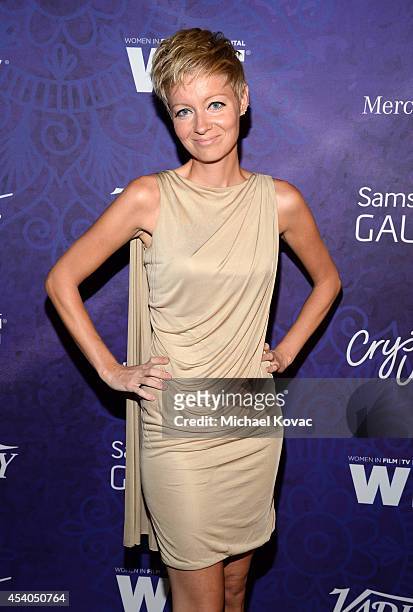 Actress Axelle Carolyn attends Variety and Women in Film Emmy Nominee Celebration powered by Samsung Galaxy on August 23, 2014 in West Hollywood,...