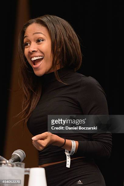 Nicole Beharie attends Wizard World Chicago Comic Con 2014 at Donald E. Stephens Convention Center on August 23, 2014 in Chicago, Illinois.