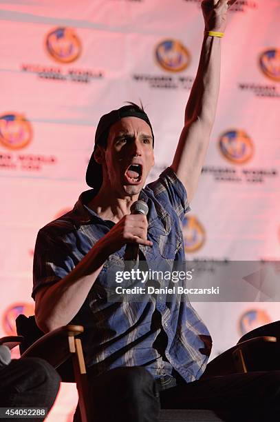 Cory Michael Smith attends Wizard World Chicago Comic Con 2014 at Donald E. Stephens Convention Center on August 23, 2014 in Chicago, Illinois.