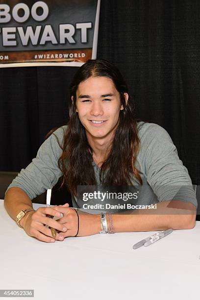 Booboo Stewart attends Wizard World Chicago Comic Con 2014 at Donald E. Stephens Convention Center on August 23, 2014 in Chicago, Illinois.