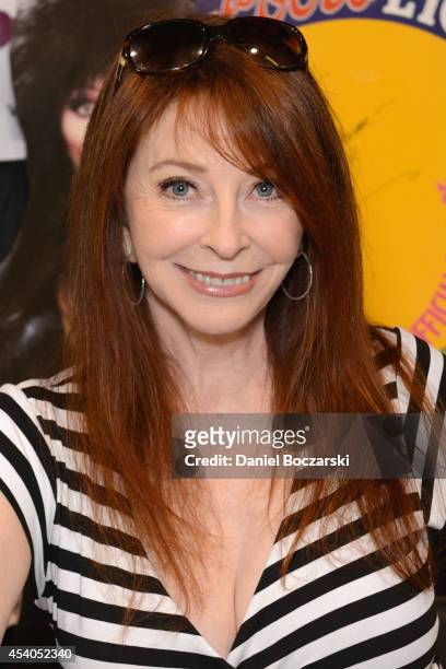 Cassandra Peterson attends Wizard World Chicago Comic Con 2014 at Donald E. Stephens Convention Center on August 23, 2014 in Chicago, Illinois.