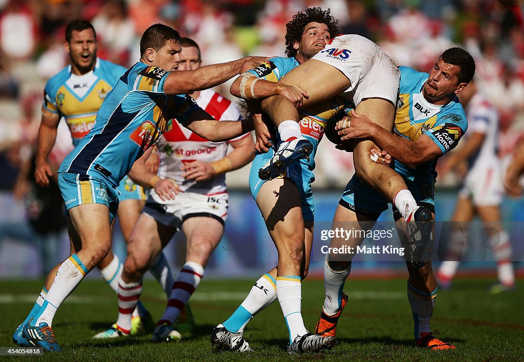 NRL Rd 24 - Dragons v Titans