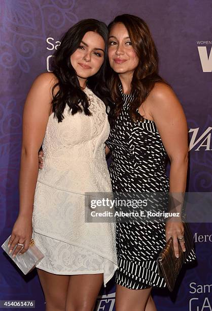 Actress Ariel Winter and Shanelle Workman attend Variety and Women in Film Emmy Nominee Celebration powered by Samsung Galaxy on August 23, 2014 in...