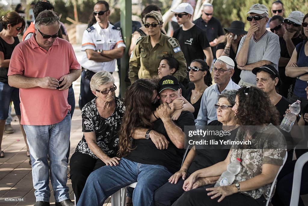 Funeral of Four-Year-Old Israeli Child Daniel Tregerman Killed By Gaza Missile