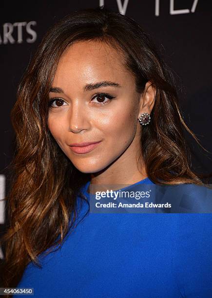 Actress Ashley Madekwe arrives at the BAFTA Los Angeles TV Tea presented by BBC and Jaguar at SLS Hotel on August 23, 2014 in Beverly Hills,...