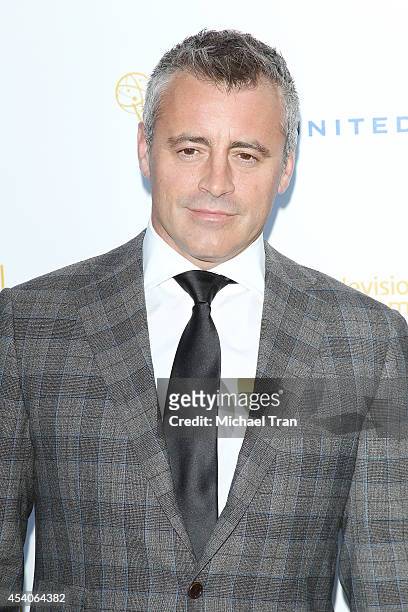 Matt LeBlanc arrives at the Television Academy Performers Nominee Reception for The 66th Emmy Awards held at Spectra by Wolfgang Puck at the Pacific...
