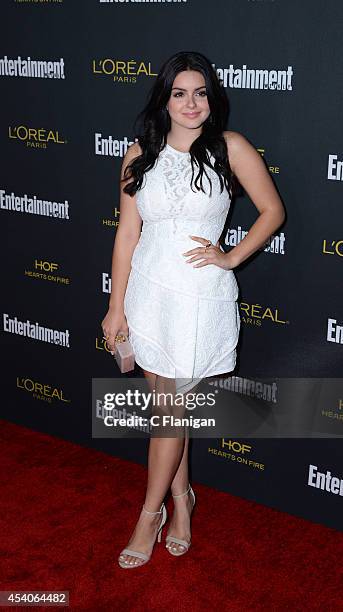 Actress Ariel Winter attends the 2014 Entertainment Weekly Pre-Emmy Party at Fig & Olive Melrose Place on August 23, 2014 in West Hollywood,...