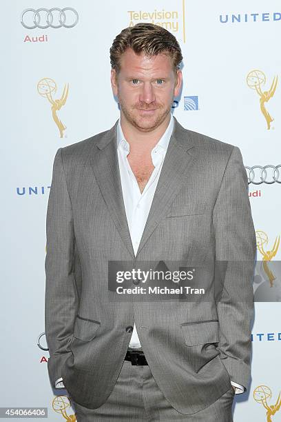 Dash Mihok arrives at the Television Academy Performers Nominee Reception for The 66th Emmy Awards held at Spectra by Wolfgang Puck at the Pacific...