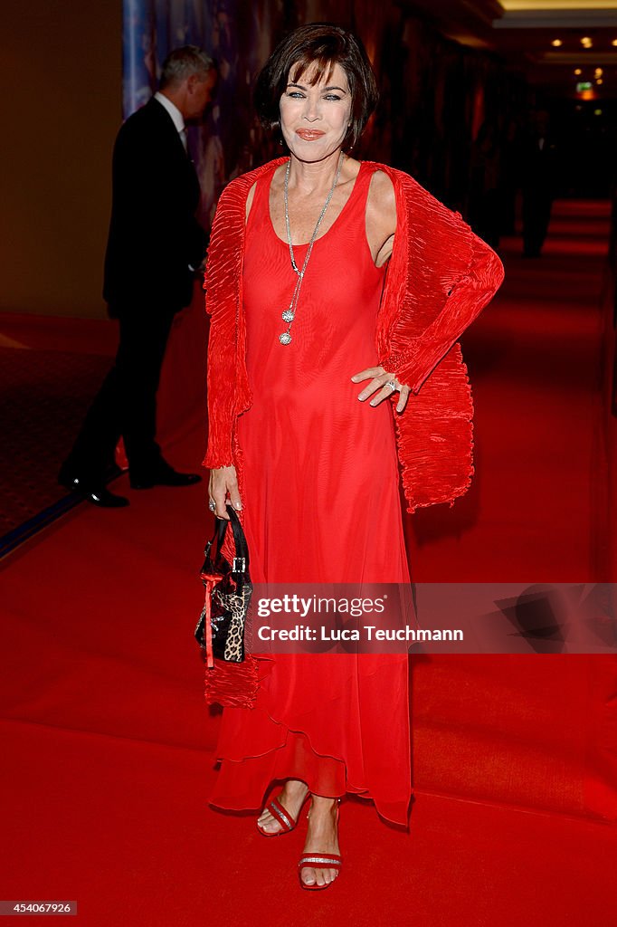 Anja Kruse attends the 7th GRK Golf Charity Masters Leipzig gala at