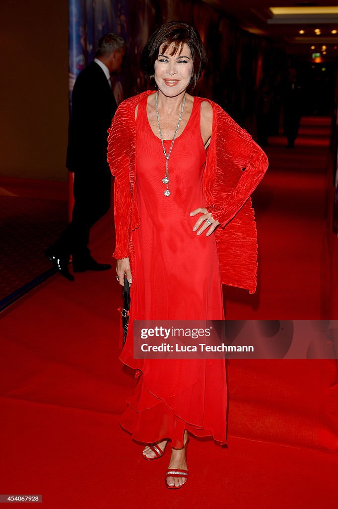 Anja Kruse attends the 7th GRK Golf Charity Masters Leipzig gala at