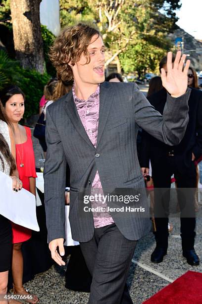 Actor Matthew Gray Gubler attends the Festival of Arts Celebrity Benefit Concert and Pageant on August 23, 2014 in Laguna Beach, California.