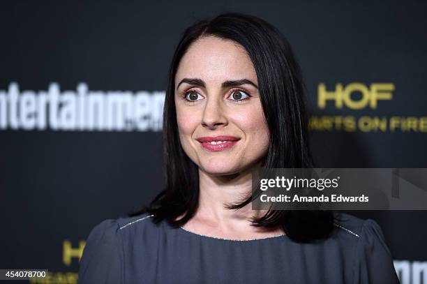 Actress Laura Fraser arrives at the 2014 Entertainment Weekly Pre-Emmy Party at Fig & Olive Melrose Place on August 23, 2014 in West Hollywood,...