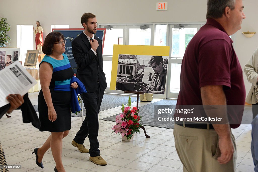 Memorial Service Held For Photojournalist James Foley Executed By ISIS