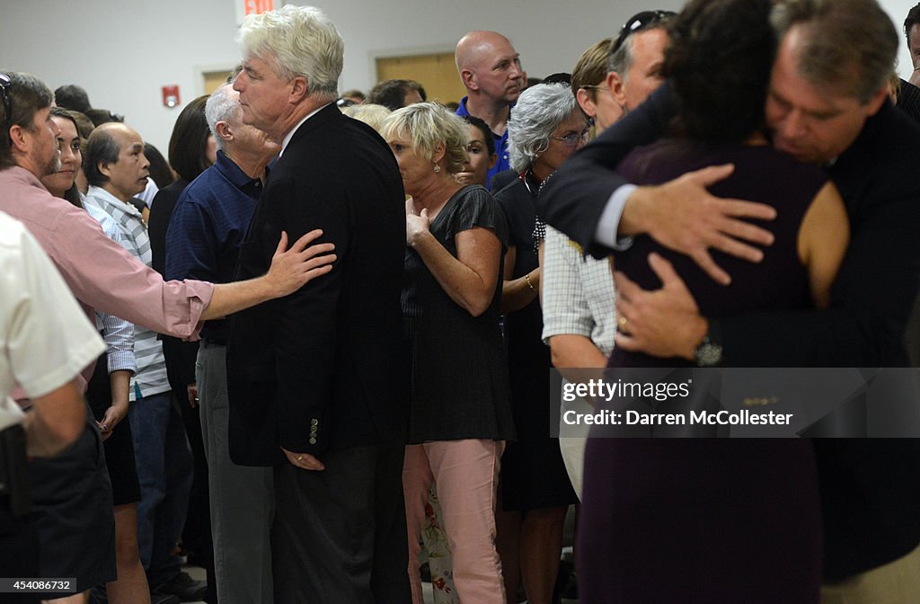 Memorial Service Held For Photojournalist James Foley Executed By ISIS