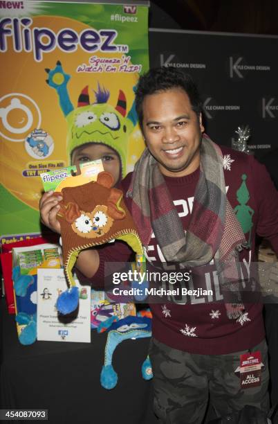 Manny Guevara attends the Jingle Ball Backstage Gifting Suite sponsored by Flips Audio at Staples Center on December 6, 2013 in Los Angeles,...