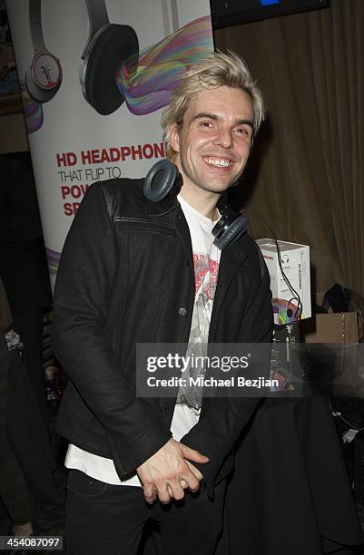 Soren Hansen attends the Jingle Ball Backstage Gifting Suite sponsored by Flips Audio at Staples Center on December 6, 2013 in Los Angeles,...