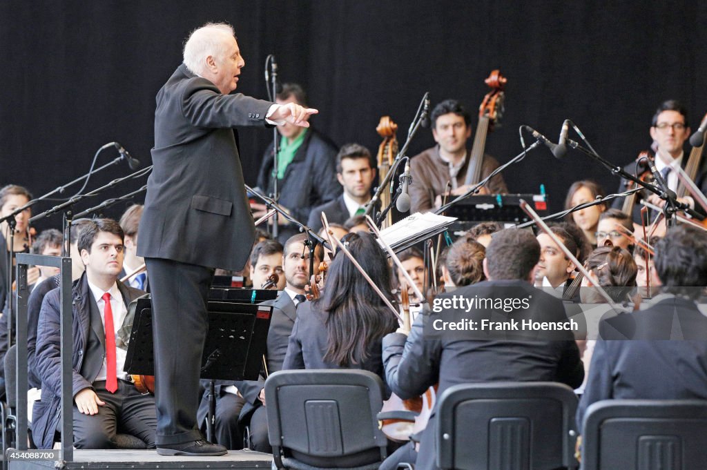 West-Eastern Divan Orchestra Perform In Berlin