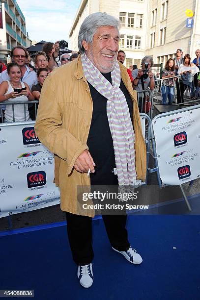 Jean Pierre Castaldi arrives to the 'Gemma Bovery' Premiere at Cinema CGR during the 7th Angouleme French-Speaking Film Festival on August 24, 2014...