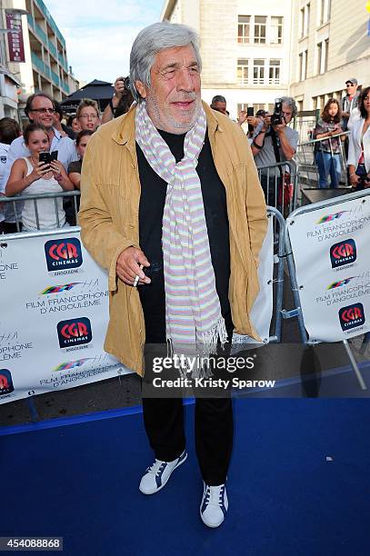 Jean Pierre Castaldi arrives to the 'Gemma Bovery' Premiere at Cinema CGR during the 7th Angouleme French-Speaking Film Festival on August 24, 2014...