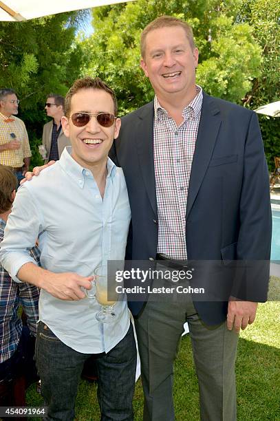 Director/producer Jason Winer and ICM Partners' Kevin Crotty attend the ICM Partners Pre-Emmy Brunch on August 24, 2014 in Santa Monica, California.