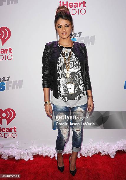 Golnesa 'GG' Gharachedaghi attends KIIS FM's Jingle Ball at Staples Center on December 6, 2013 in Los Angeles, California.