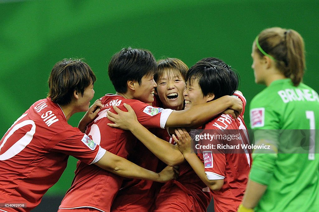 Korea DPR v France: 3rd Place Playoff - FIFA U-20 Women's World Cup Canada 2014