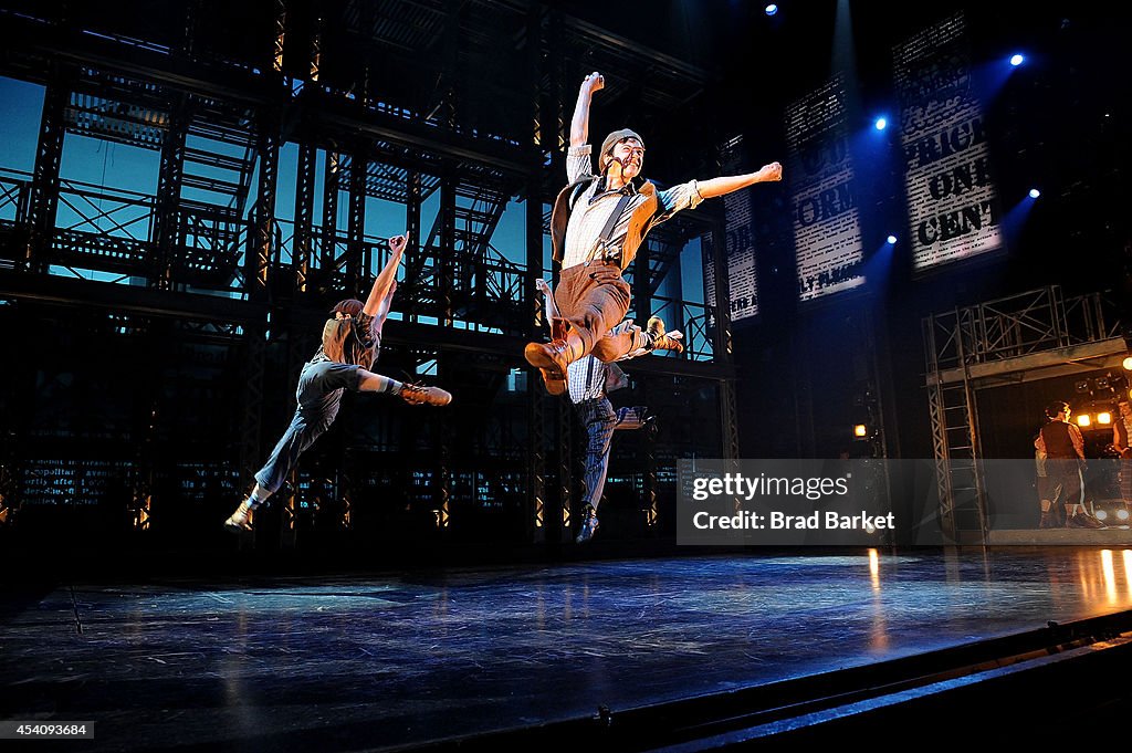 "Newsies" Final Broadway Curtain Call