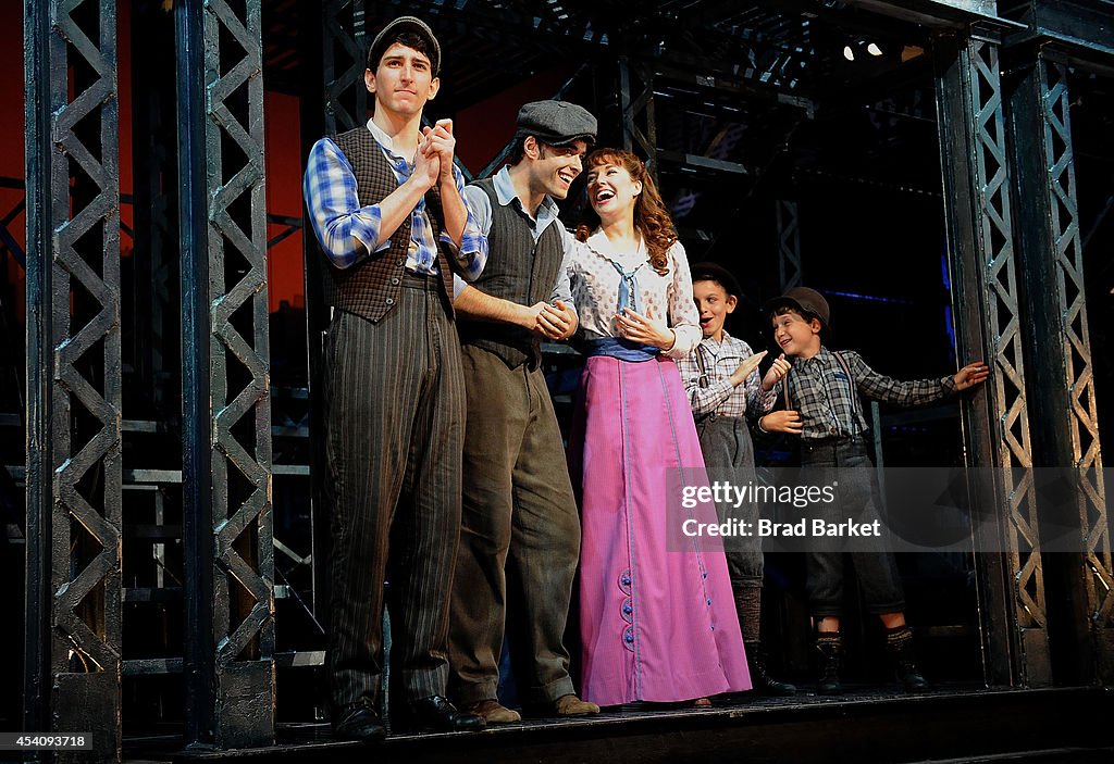 "Newsies" Final Broadway Curtain Call