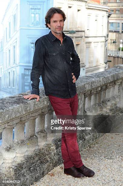Boris Lojkine attends the 'Hope' Photocall at Hotel Mercure during the 7th Angouleme French-Speaking Film Festival on August 24, 2014 in Angouleme,...