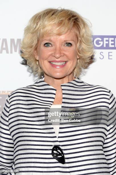 Actress Christine Ebersole attends the Not Since High School Benefit at 42West on August 24, 2014 in New York City.