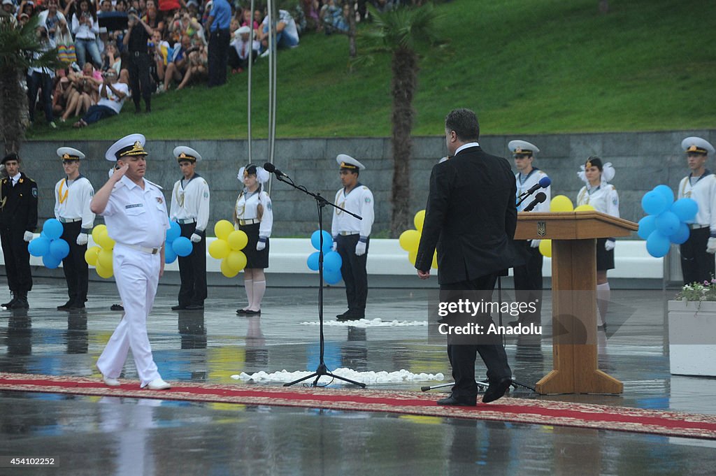 Ukrainian Independence Day celebrations in Odessa