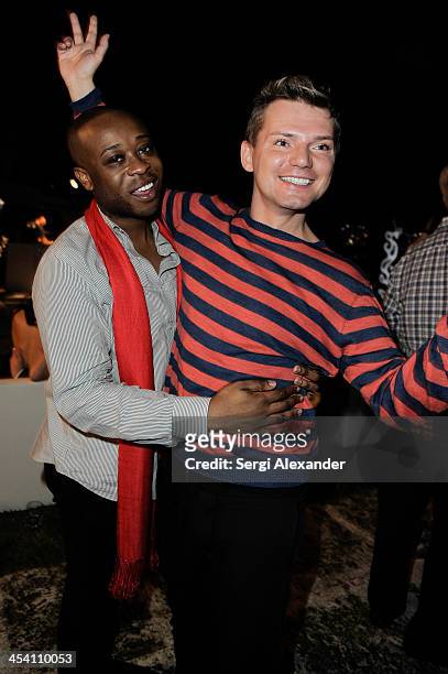 Guests attend Niche Media Party Hosted By Zoe Saldana on December 6, 2013 in Miami Beach, Florida.