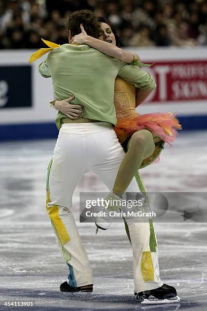 Nathalie Pechalat and Fabian Bourzat of France compete in the Ice Dance Free Dance Final on day three of the ISU Grand Prix of Figure Skating Final...