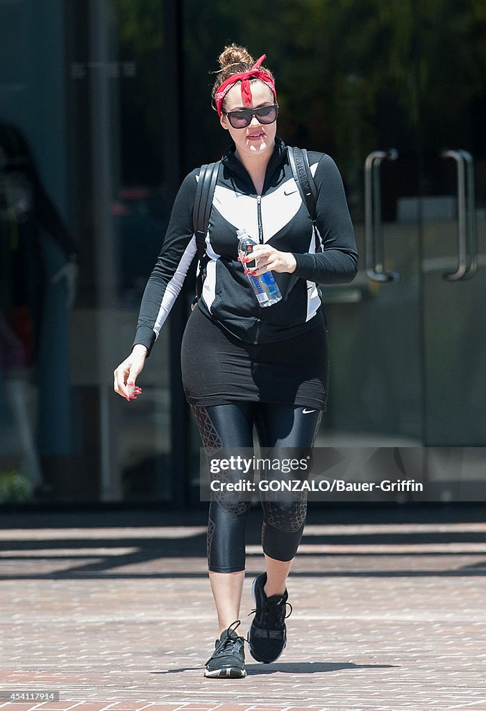 Celebrity Sightings In Los Angeles - August 24, 2014