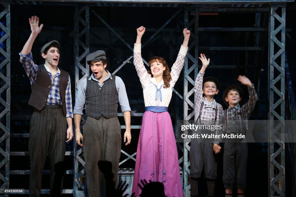 "Newsies" Final Broadway Curtain Call