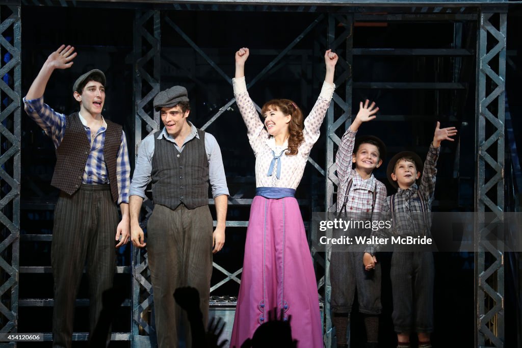 "Newsies" Final Broadway Curtain Call