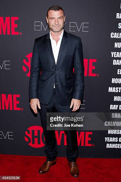 Actor Liev Schreiber attends Showtime 2014 Emmy Eve at Sunset Tower on August 24, 2014 in West Hollywood, California.