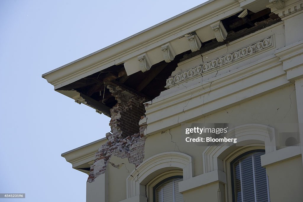 California's Napa, Sonoma Area Struck by Magnitude 6.1 Quake