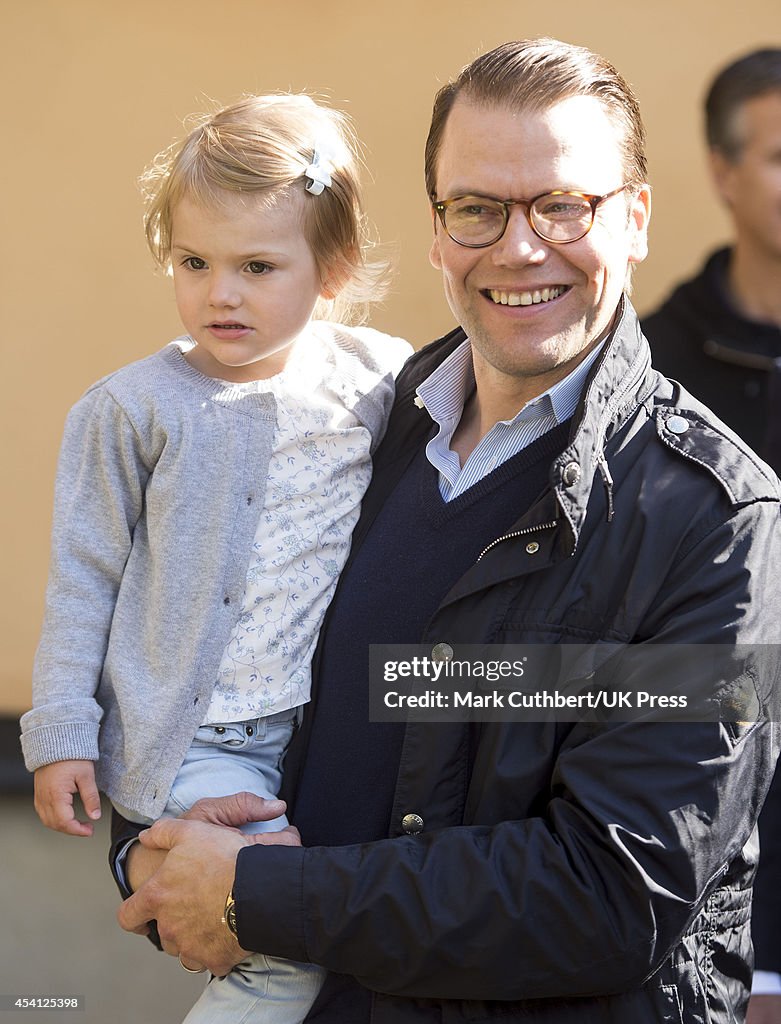 Princess Estelle Of Sweden Begins Pre School - Photocall