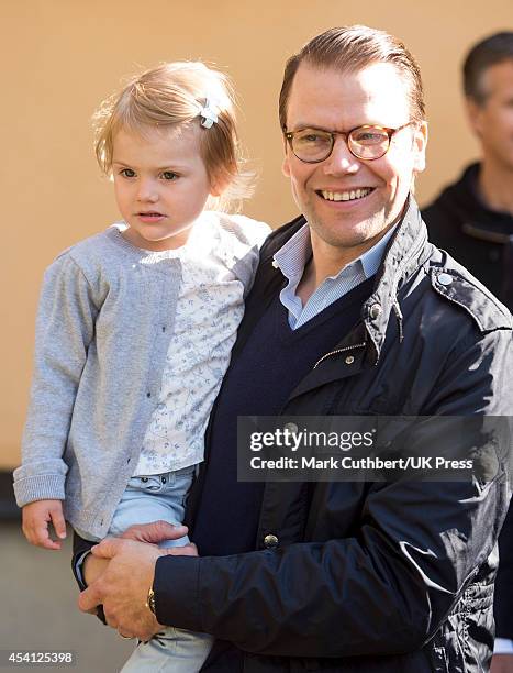 Princess Estelle Of Sweden Begins Pre School - Photocall, News Photo