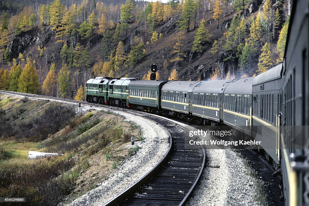 Russia, Siberia, Trans-siberian Special Express, Traveling...