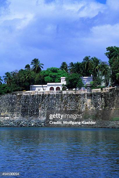 Puerto Rico, Old San Juan, City Wall.